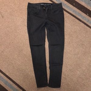 Black American Eagle jeggings